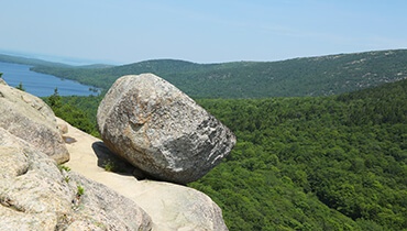 rock on cliff